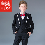 ELPA儿童西服男中大童礼服燕尾服套装花童钢琴演出服节日主持西装