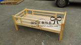 幼儿园木质装用双人床批发 儿童单人床家庭式木制床实木床婴儿床