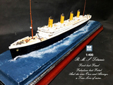 卡扎模型-基于爱德美14215 1/400泰坦尼克号铁达尼邮轮灯光成品