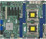 超微双路双千兆服务器主板 X9DRL-iF C602 LGA2011 8根内存插槽