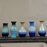 陶瓷器小花瓶 装饰品现代简约时尚 摆件  水培欧式桌面客厅插花瓶