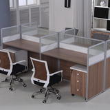 厦门办公家具 公司4人6人位组合屏风隔断职员办公桌员工电脑桌椅