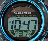 高档创意太阳能双机芯男士手表 男运动多功能夜光日历学生电子表