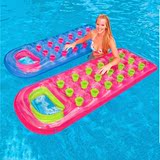 INTEX游泳单双人充气浮床水上躺椅浮排气垫浮板 单双人水上椅子