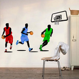 包邮学生宿舍卧室体育馆儿童房背景装饰墙贴纸贴画篮球运动海报