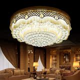 欧式LED客厅吸顶灯大厅圆形水晶灯高档大气卧室餐厅灯具80CM1米