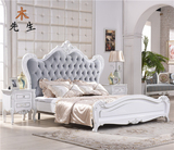欧式床双人床实木床新古典法式床 婚床1.8米奢华美式床样板房家具