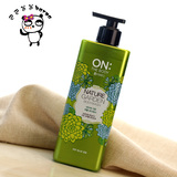 韩国正品LG ON THE BODY香水沐浴露 保湿香味持久 浪漫绿色自然香