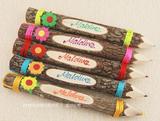 热卖马尔代夫旅游纪念品手信手工木头彩色铅笔出口原单特价 单支