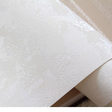 米兰纯色素色白色冰花墙壁纸卧室客厅满铺办公室服装店装修壁纸