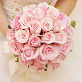 成都进口玫瑰韩式新娘手捧花 结婚手捧花 手捧花 新娘花球 花束