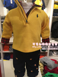 美国正品代购polo Ralph lauren拉夫劳伦男童拉链纯棉针织衫卫衣