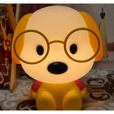 可爱卡通功夫熊猫阿宝眼镜兔滑板少年台灯儿童卧室床头灯礼物包邮