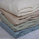 外贸原单 100%纯棉贡缎500根40cm加高床笠，床垫套，床罩，四色