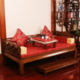 [hm]竹月阁 罗汉床垫子/红木沙发坐垫/实木沙发垫/婚庆/木沙发垫