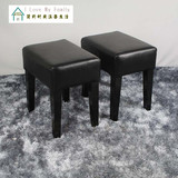 试换鞋凳实木脚凳布艺梳妆化妆软凳沙发凳时尚皮凳长凳床边凳特价