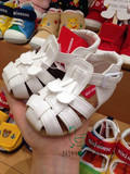 现货！日本直邮 mikihouse 2015新款 女宝贵族款夏季皮凉鞋正品