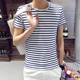 风森夏季新款韩版男士短袖T恤青少年学生潮流半袖体恤圆领上衣服