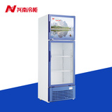 兴南LDG-348双温立式冰柜 家用 商用冷冻展示柜 冷藏节能冷柜