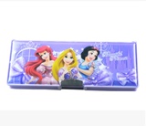 联众迪士尼 白雪公主女孩文具盒可爱精美双层笔盒P5971