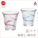 【现货】日本津轻纯手工水晶玻璃酒盅/茶杯/梅子酒清酒烧酒杯