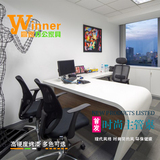 上海白色烤漆主管桌现代风格电脑桌时尚简约经理办公桌总裁大班桌