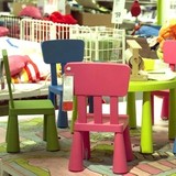 【宜家代购】玛莫特 儿童椅 宝宝椅子小板凳 卡通椅 幼儿园靠背椅