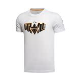 2015新款李宁CBA篮球系列 男装 常规收口短袖T恤AHSK755
