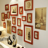 欧式古典艺术客厅书房家居装饰乔尔乔内照片墙创意房间挂墙相框