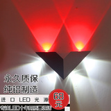 简约创意LED铝材壁灯 客厅卧室床头灯 走廊过道壁灯 KTV酒吧灯