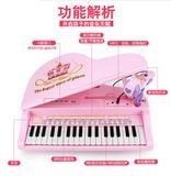 美国进口 儿童宝宝钢琴电子琴 猫琴玩具礼物带麦克风