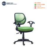 J-01B-绿色网布转椅 滑轮电脑椅升降办公椅职员椅 深圳市送货安装