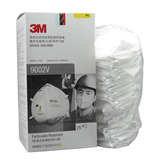 包邮正品 3M口罩 9002V 防雾霾防粉尘带呼吸阀 PM2.5防护口罩