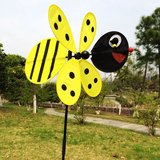yyz儿童玩具风车批发地摊公园热销新品摄影装饰道具蜜蜂甲虫立体
