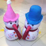 棉棉细语2015公仔大号婚庆儿童布偶新款圣诞节雪人毛绒布艺类玩具