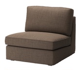 宜家正品 IKEA 奇维 单座组合件 布艺沙发单人沙发 宜家家居代购