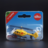 处理价 SIKU 直升机警用救援飞机 合金飞机模型 袖珍口袋儿童玩具