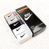 Nike耐克运动袜子男士纯全棉吸汗防臭夏季冬季中筒短袜篮球袜礼盒