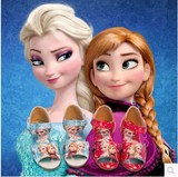 夏季frozen迪士尼冰雪奇缘COS艾莎Elsa女中大儿童公主鞋凉鞋单鞋