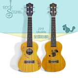 摇滚之声 尤克里里初学者儿童小吉他乌克丽丽23寸四弦夏威夷乐器