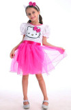 万圣节cosplay 圣诞节儿童服装 Hello Kitty凱蒂貓纱裙公主表演服