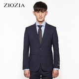 ZIOZIA韩版男装 春季男士商务正装单排扣羊毛西装外套CAV1SB1501