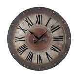 美国代购 挂钟 复古仿旧老式圆形钟表时钟 精致居家装饰设计 精品