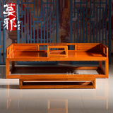 新中式简约罗汉床三件套仿古全实木禅意家具罗汉塌