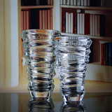 包邮德国NACHTMANN原装进口时尚透明水晶玻璃大花瓶客厅欧式摆件