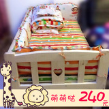 特价实木男孩女孩子儿童护栏床单层大小加厚透气组合松木婴儿板床