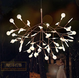 萤火虫吊灯创意设计师樱花led装饰灯具树枝艺术现代灯具客厅吊灯