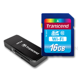 台灣正品 Transcend 無線傳輸 Wi-Fi SD RAM Card 16G SDHC+RDP5