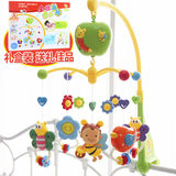 谷雨新生儿宝宝床铃0-1岁 婴儿玩具3-6-12个月音乐旋转床头铃床挂