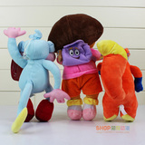 爱探险的朵拉布茨猴子捣蛋鬼公仔毛绒玩具玩偶抱枕布娃娃生日礼物